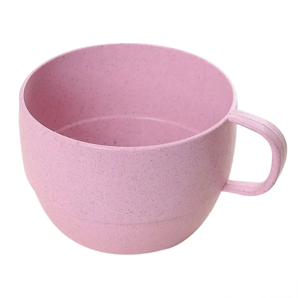 Milk Cup European-style Coffee Mug Eco-friendly Wheat Milk Cup Milk Breakfast Tea Mug Mug Simple Drinking Cup