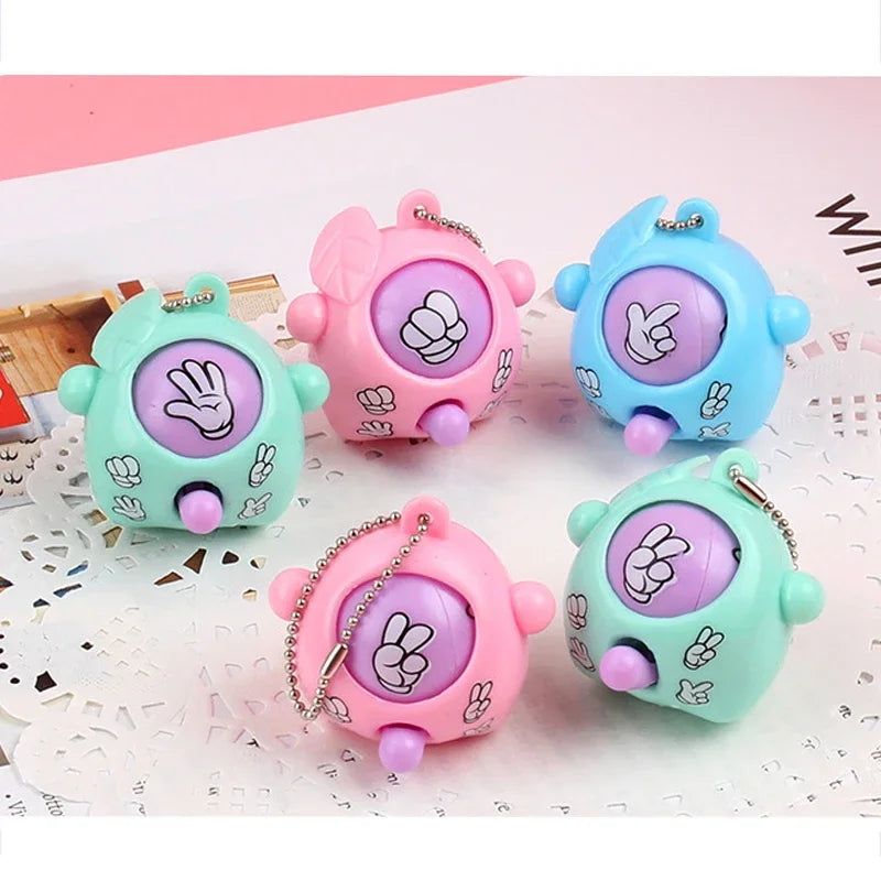 12/24 Pcs Fun Guessing Egg Game with Key Chain Kids Birthday Party Favors Christmas Wedding Gifts Guests Reward Pinata Fillers