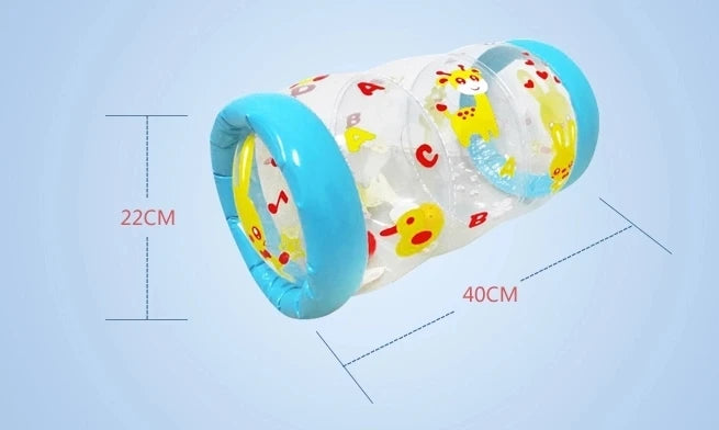 Crawling Learning Roller With Bells Toddler Standing Early Educational Toys Lnflatable Toy Infants Roller PVC Baby Fidget Toys