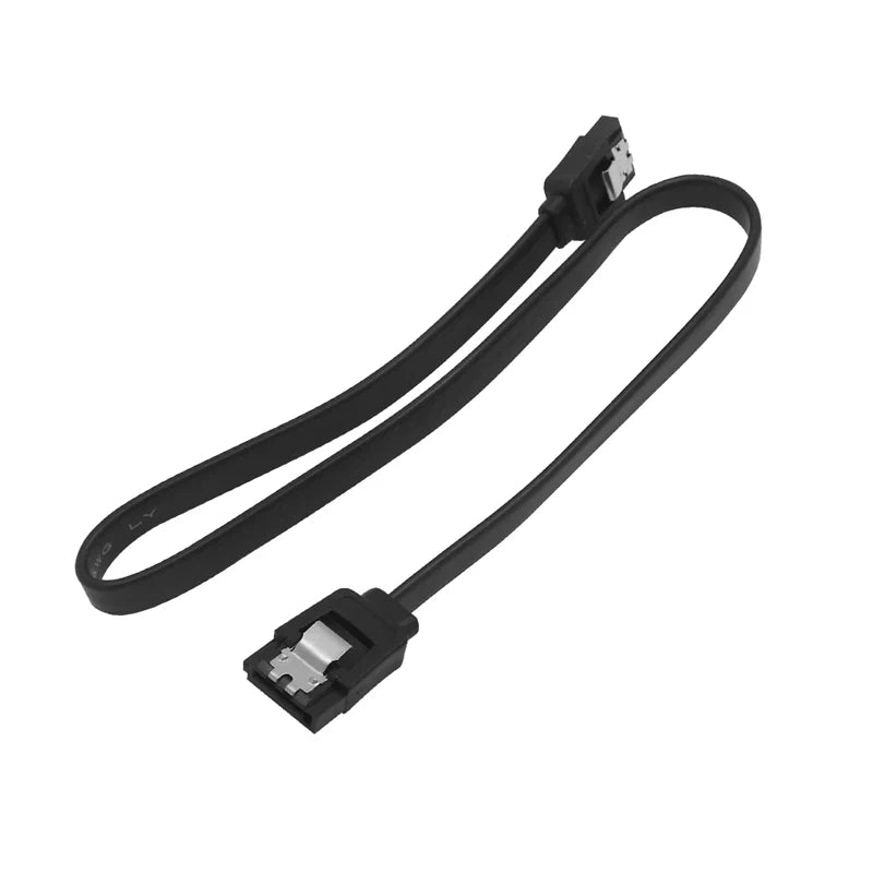 1pcs SATA III Data Cable With Locking 40cm Right Angle Female Data Cable 6 Gbit/s Computer Cables For SATA HDD