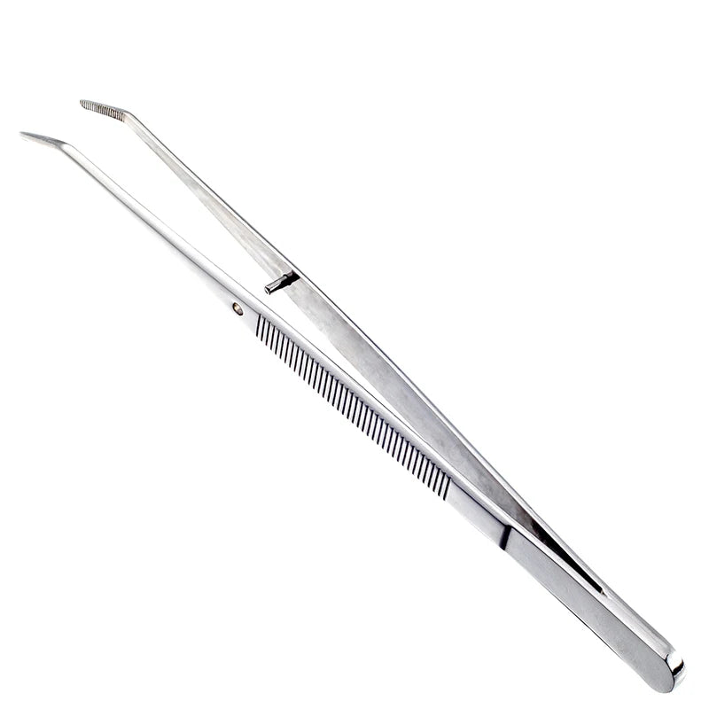 Ourriner Stainless Steel Nail Art Nippers Tweezers Rhinestones Crystal Sequins Glitter Picking Up Cotton Cleaner Tools Manicure