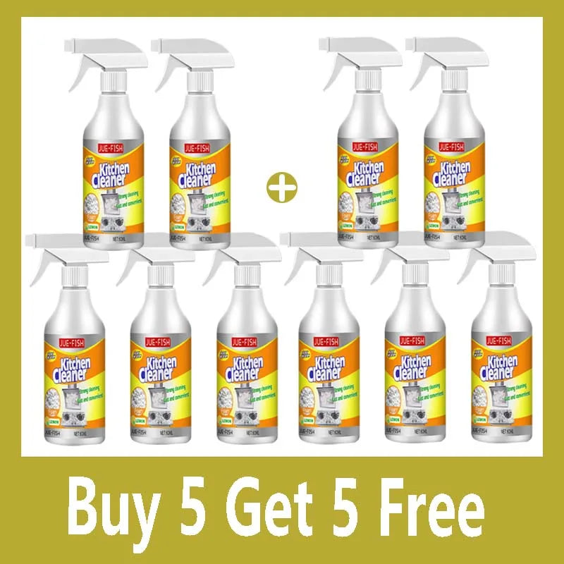 60ml Heavy Oil Cleaner Kitchen Oil Stain Powerful Degreaser Oil Stains Remover Cleaning Grills Oven Home Cooktop Cleaning Spray
