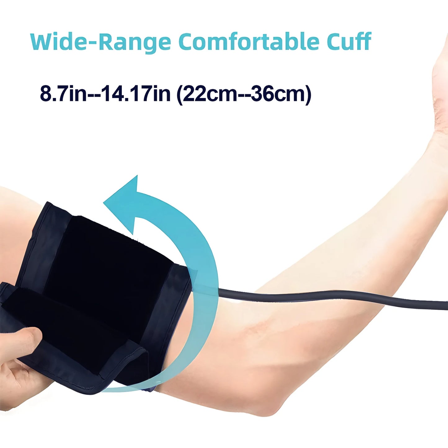 Blood Pressure Test Kit BP Monitor Upper Arm Automatic Tonometer Digital Sphygmomanometer Pulse Medical Device