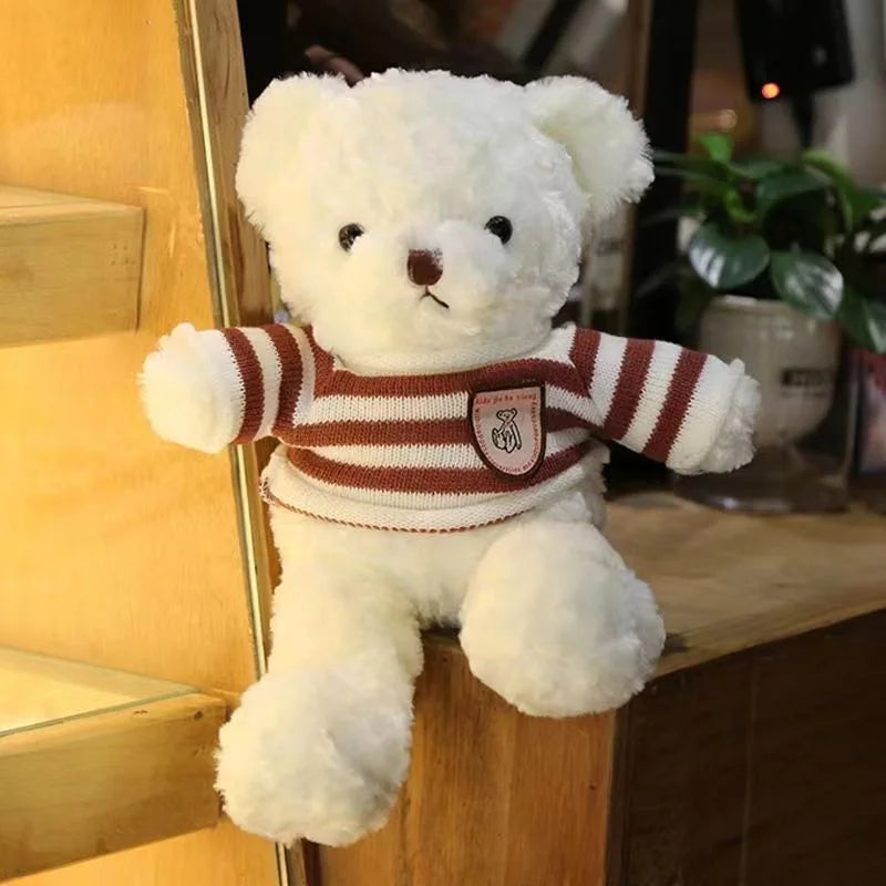 30cm40cm Plush Sweater Bear Toys Dolls Dolls Cute Dress Up Bear Birthday Gift Soothing sleep