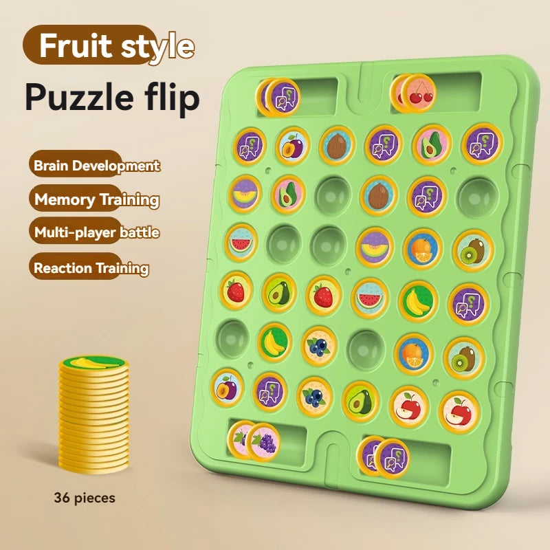 New Animal Flip Chess Board Games Classic Strategy Game Thinking Cognitive Parent child Interactive Puzzle Christmas Party Toy