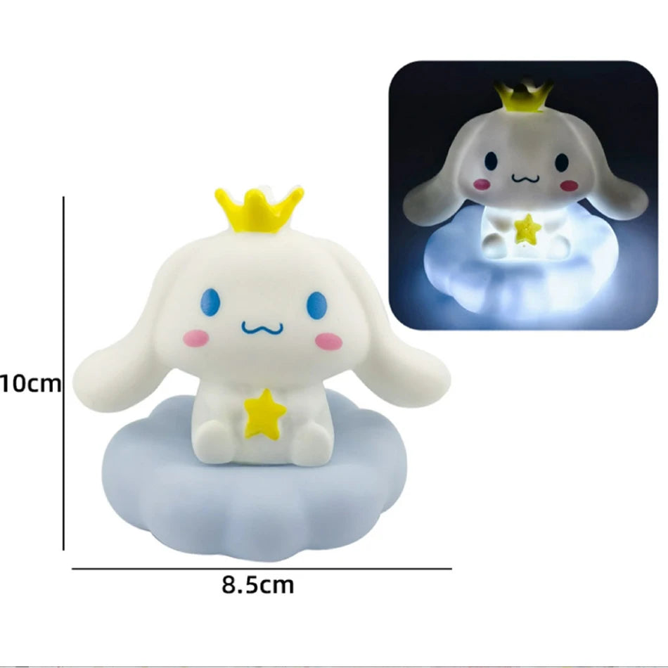 Kuromi Night Light Cute Anime Soft Light Bedroom Bedside LED Light Room Decoration Christmas Children's Toy Gift