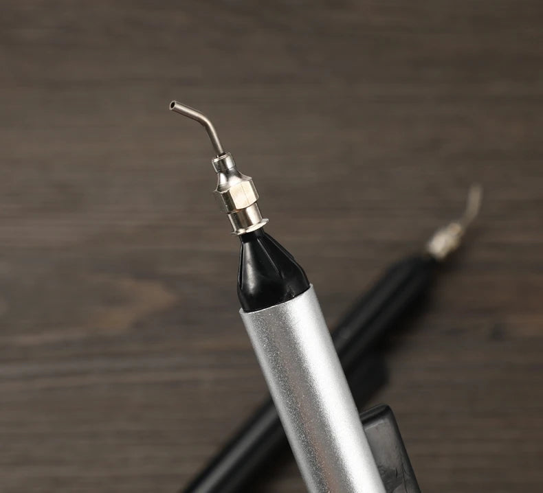 IC SMD Vacuum Suction Pen Remover Sucker Pump IC SMD Tweezer Pick Up Tool Solder Desoldering with 3 Suction Header Dropship