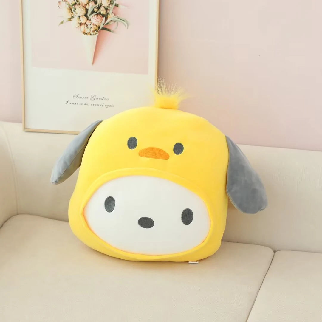Stuffed Anime Kuromi My Melody Pochacco Cinnamoroll Back Cushion Very Soft Cute Throw Pillow Sofa Bed Home Decor Xmas Gifts