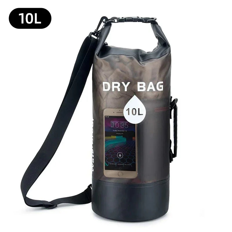 10L 20L Dry Bag Waterproof Storage Pack Pouch For Swimming Trekking Rafting Boating Kayaking Rafting Drybags Backpack XD117Y
