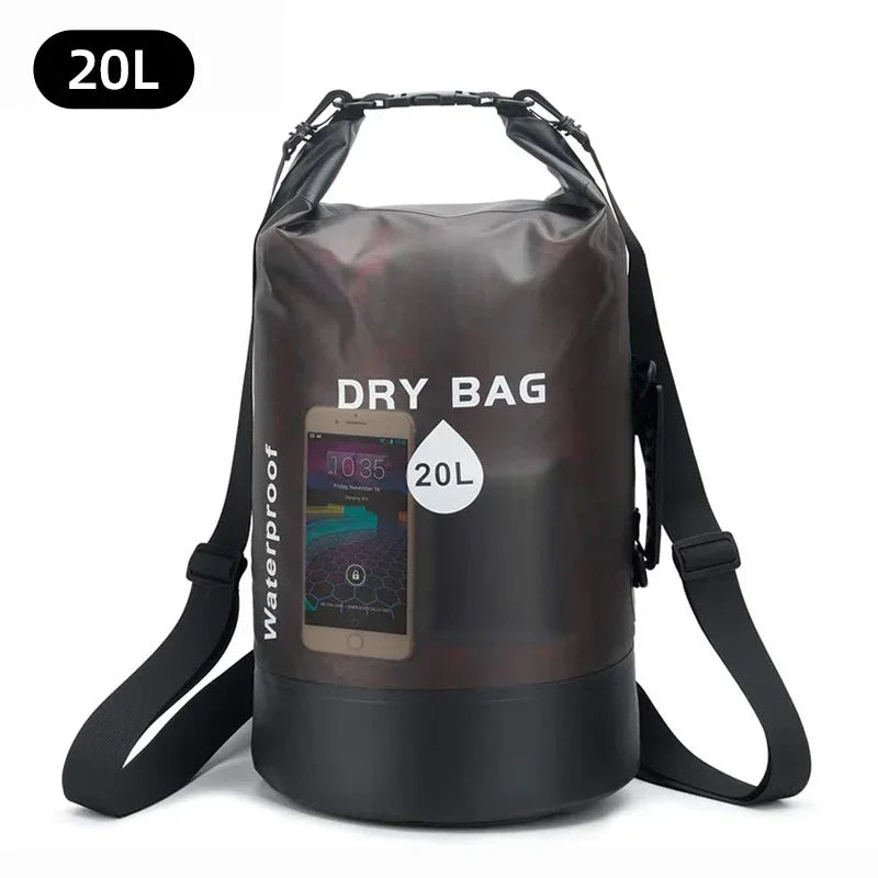 10L 20L Dry Bag Waterproof Storage Pack Pouch For Swimming Trekking Rafting Boating Kayaking Rafting Drybags Backpack XD117Y