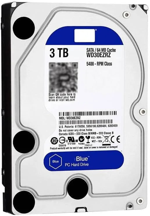 Western Digital WD BLUE 4TB 6T 3T2T 3.5" Hard Drive Disk SATA III 500GB1THD Hard disk For Monitoring Desktop Computer