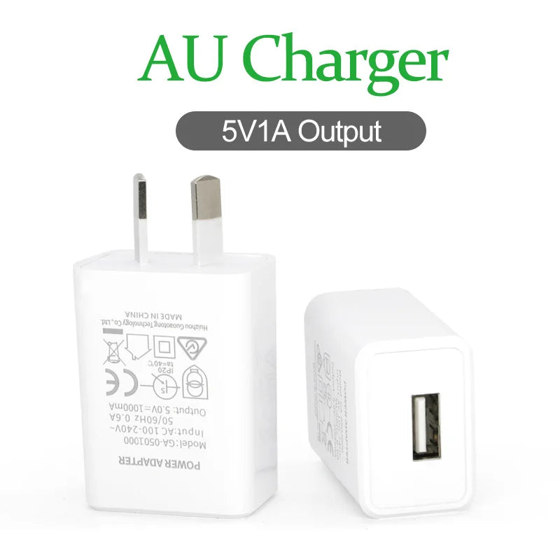 AU Adapter Travel Wall Converter Socket Australia New Zealand Argentina Power Plug usb Charger For Mobile Phone  5V1A 5V2A