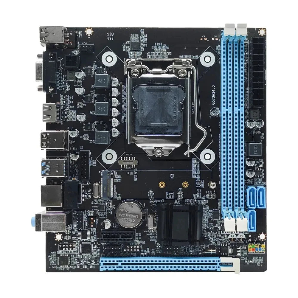 MOUGOL H81M Gaming Motherboard Dual Channel DDR3 M.2 NVME PCIEx16 HDMI VGA Interface LGA 1150 Supports Intel Core 4th Gen CPU