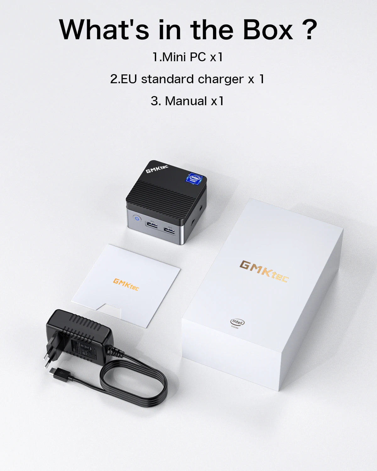 GMKtec KB5 Mini PC Intel Celeron N5105 Windows 11 Pro 4K Mini PC DDR4 8GB RAM 128GB ROM WiFi5 BT4.2 Desktop Computer Work