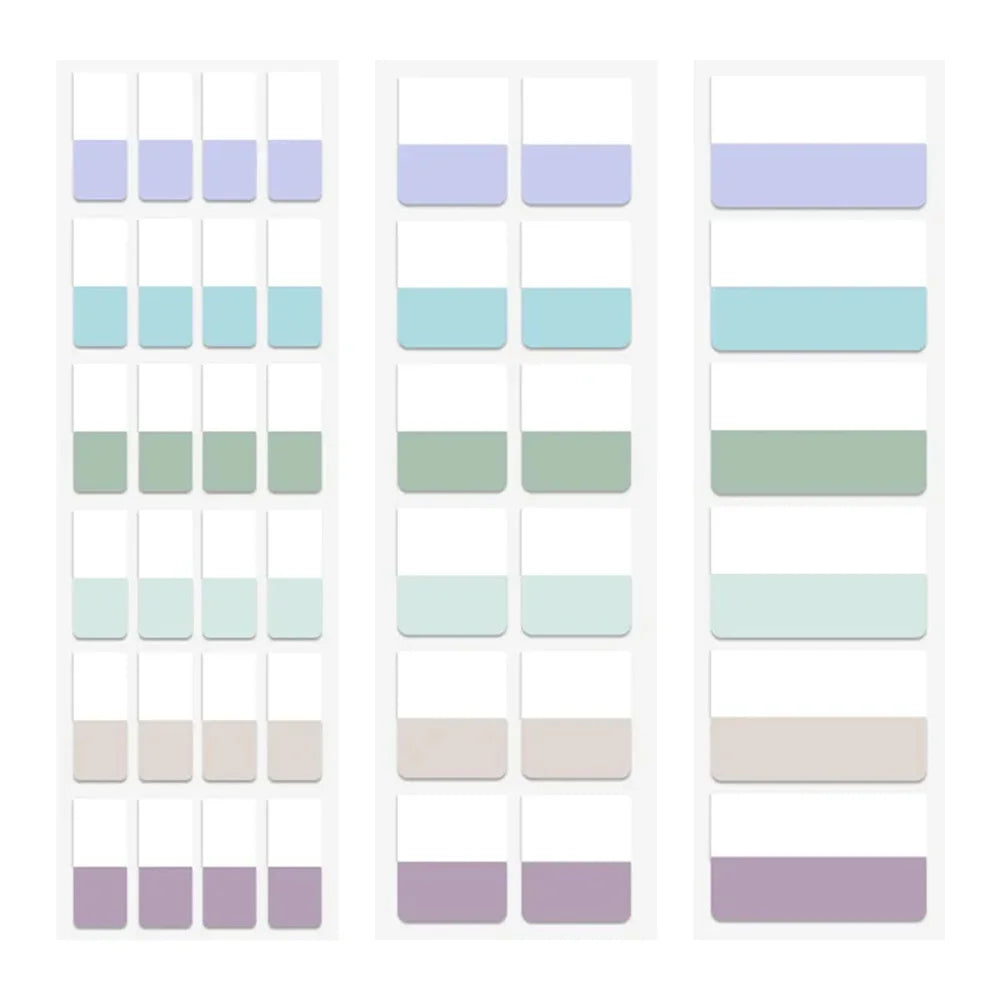 120pcs Colorful Classified Writing Index Stickers - Easy Organization, Reusable, Waterproof, and Removable - Perfect for Bookmar