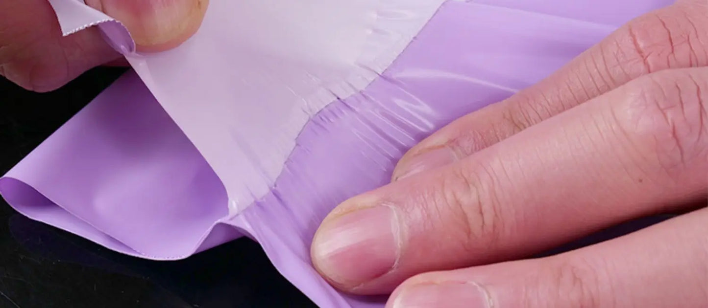 50Pcs Purple Courier Mailer Bags Packaging Poly Package Plastic Self-Adhesive Mailing Express Bag Envelope Postal Pouch Mailing
