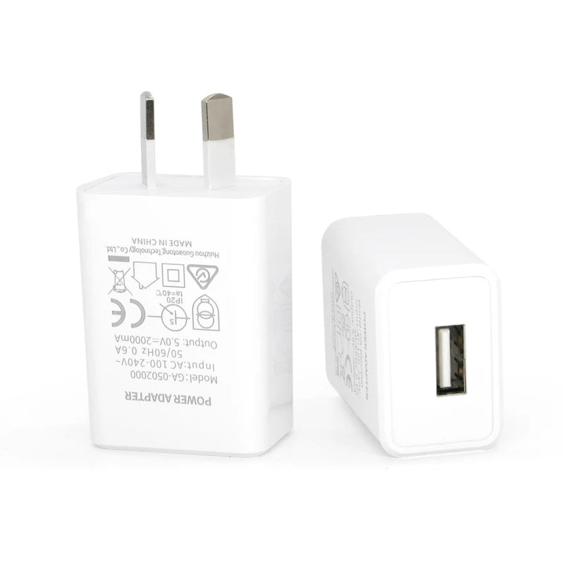 AU Adapter Travel Wall Converter Socket Australia New Zealand Argentina Power Plug usb Charger For Mobile Phone  5V1A 5V2A