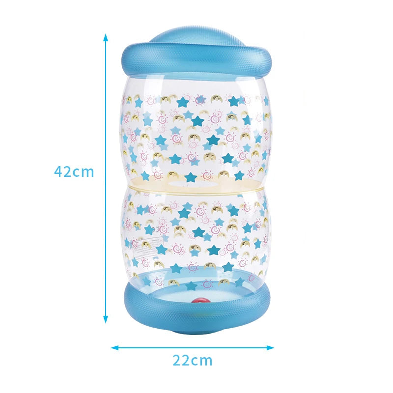 Crawling Learning Roller With Bells Toddler Standing Early Educational Toys Lnflatable Toy Infants Roller PVC Baby Fidget Toys