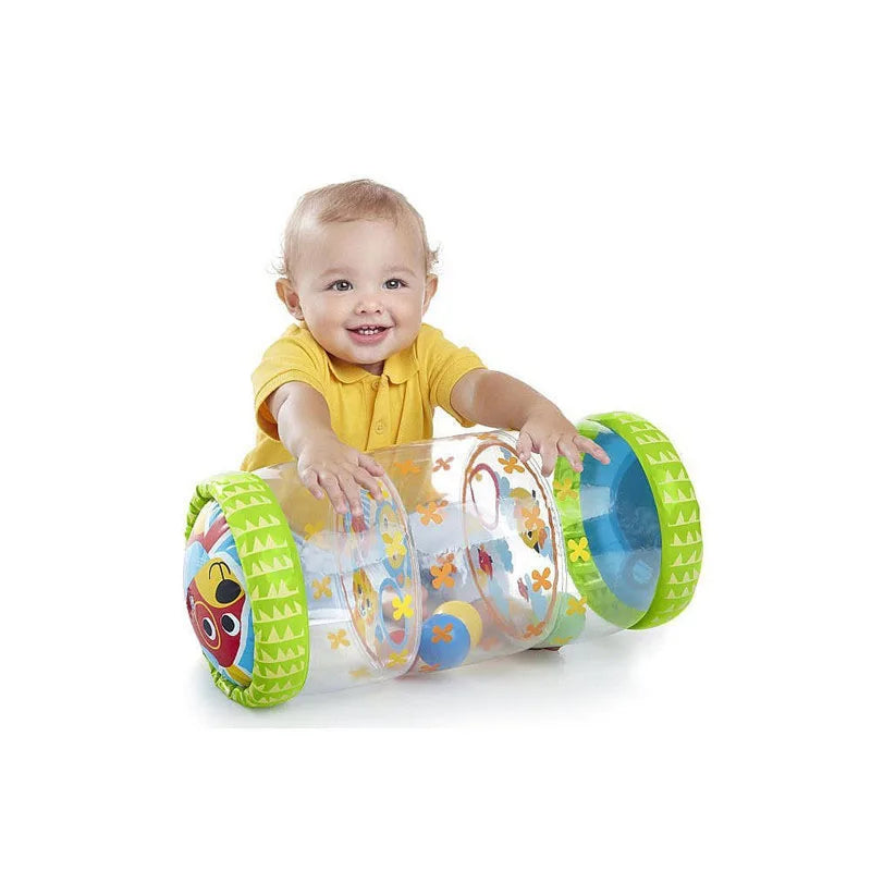Crawling Learning Roller With Bells Toddler Standing Early Educational Toys Lnflatable Toy Infants Roller PVC Baby Fidget Toys