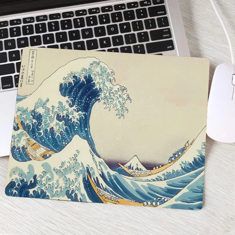 Beach Waves Palm Landscape New Computer Mouse Pad Lovely Gamer Natural Rubber Anti-slip Art Carpet Office Decoration MousePad