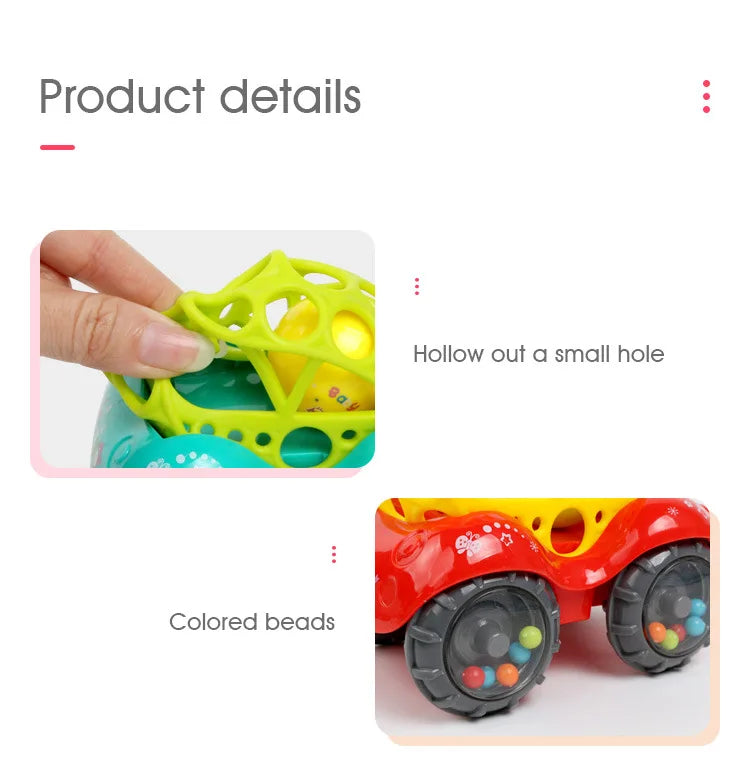 Baby Rattles Toys 0 12 Months Baby Games Teether Sensory Newborn Toy Educational Development Toys For Babies 1 2 Year Old