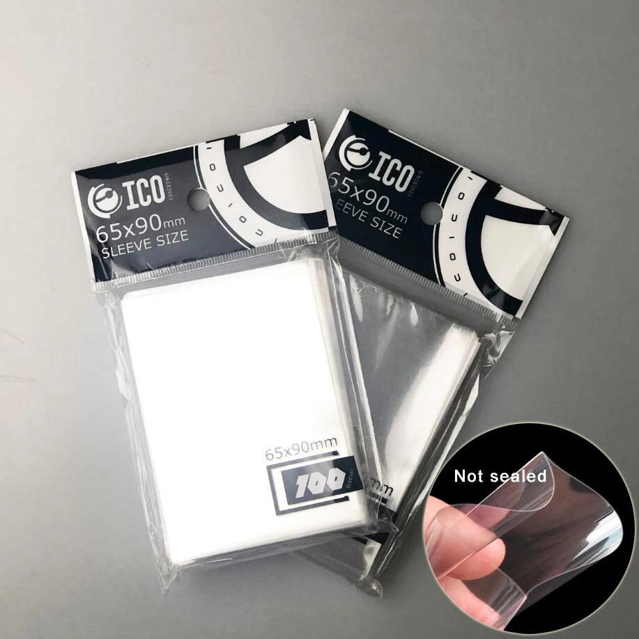200pcs(2Packs) 65*90mm Card Sleeve Cards Protector Magic Killers of Three Kingdom Football Star Card Transparent Board Games GYH