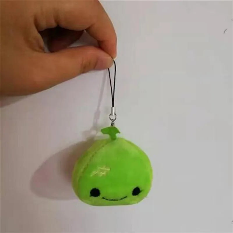 1PCS Fruit Plush Peach Toys Mini Cute Soft Stuffed Pear Toy Small Pendant Children Kids Playmate Valentine Gifts Unisex Hot 8CM