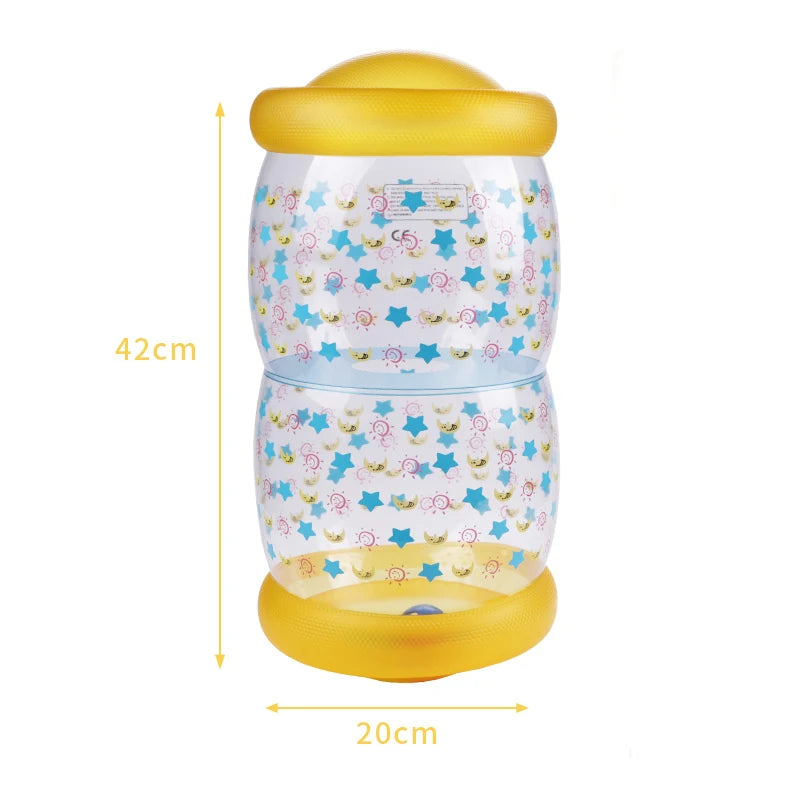 Crawling Learning Roller With Bells Toddler Standing Early Educational Toys Lnflatable Toy Infants Roller PVC Baby Fidget Toys