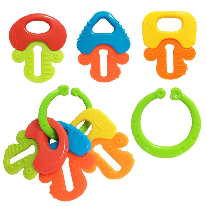 Baby Rattles Toys 0 12 Months Baby Games Teether Sensory Newborn Toy Educational Development Toys For Babies 1 2 Year Old