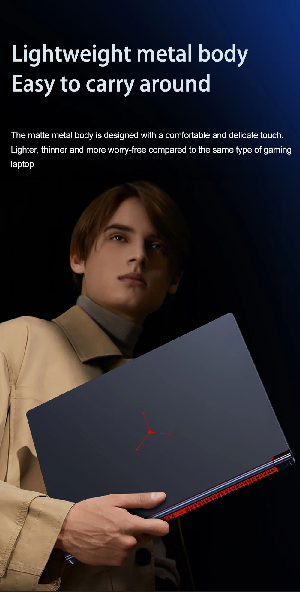 YSJMNPC Gaming Laptop Computer Intel Core i9-10885H i7 10870H GTX1650 4G 16.1 Inch IPS Screen RAM Max 64GB 2*DDR4 2*M.2 NVMe