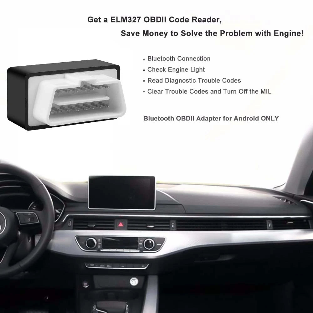Bluetooth ELM327 Auto V1.5 V2.1 OBD2 Scanner Code Reader Tool Car Diagnostic Tool MINI Inter Face Check Engine V1.5 V2.1 For Car