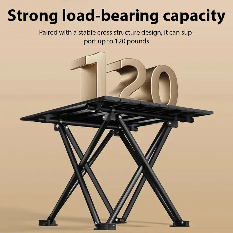 Camping Table Ultra Light Folding Egg Roll Table with Storage Bag Picnic BBQ Self Drive Hiking Foldable Desk Outdoor Tools