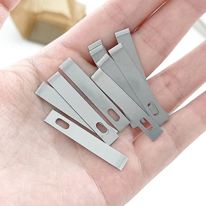 100/20Pcs 4# Metal Scalpel Knife Engraving Knife Blades DIY Wood Carving Knife Blade Replacement Surgical Sculpture Cutting Tool