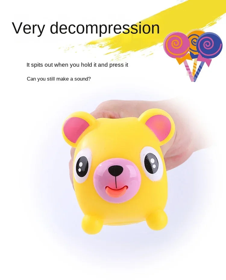 Talking Animal Baby Toys Jabber Ball Tongue Out Stress Relieve Soft Cute Tiger Pig Dog Ball Great Gifts for Kids Adult Baby Toy