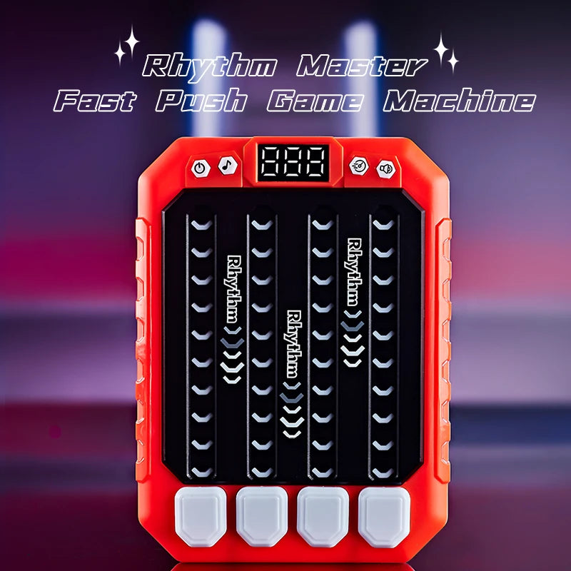 ZLang Dancing Handheld Memory Game Quick Push Game Fidget Toys for Adults Rhythm Handheld Game Machine Light Up Stress Relief