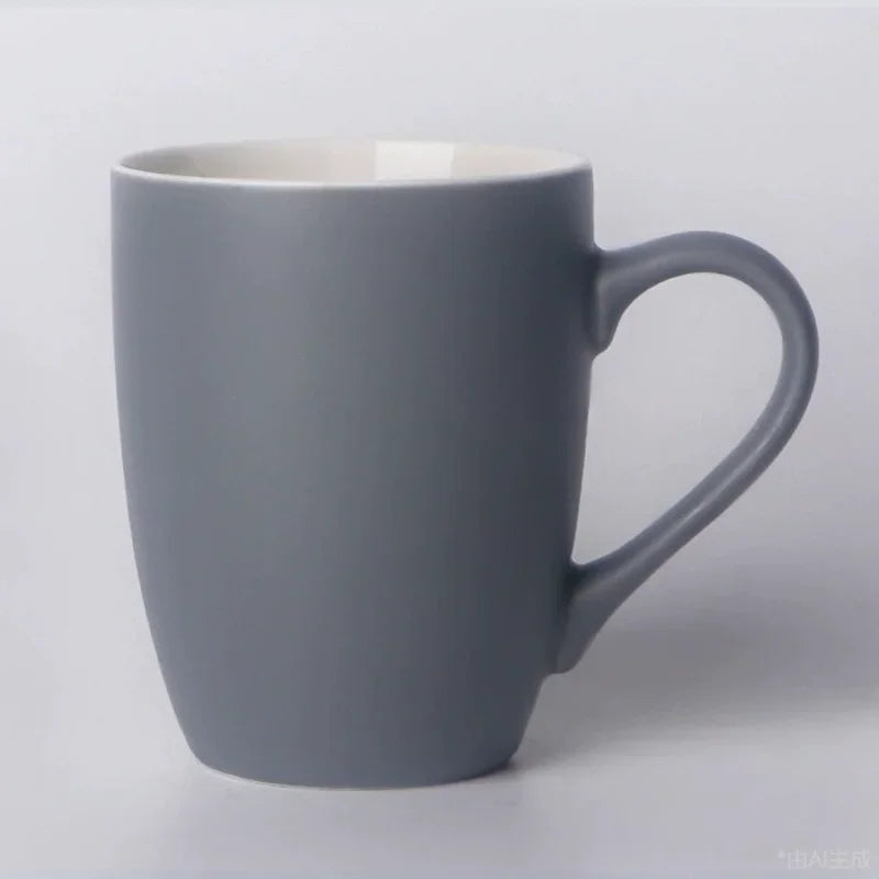 Macaron household ceramic cup living room coffee cup breakfast milk water cup mug