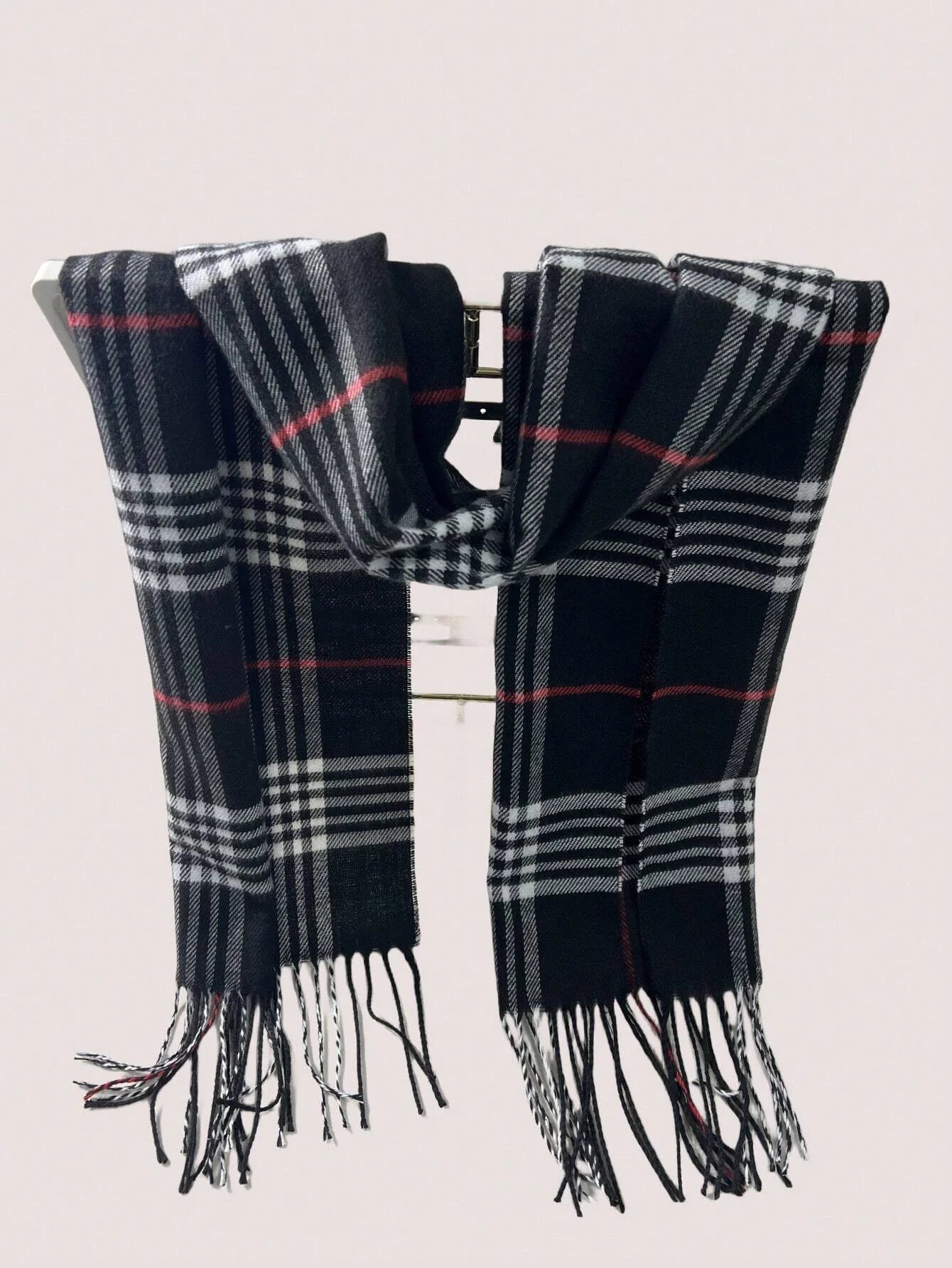 Cashmere Warm Scarf for Women Design Winter Men Shawl Wrap 2025 Plaid Female