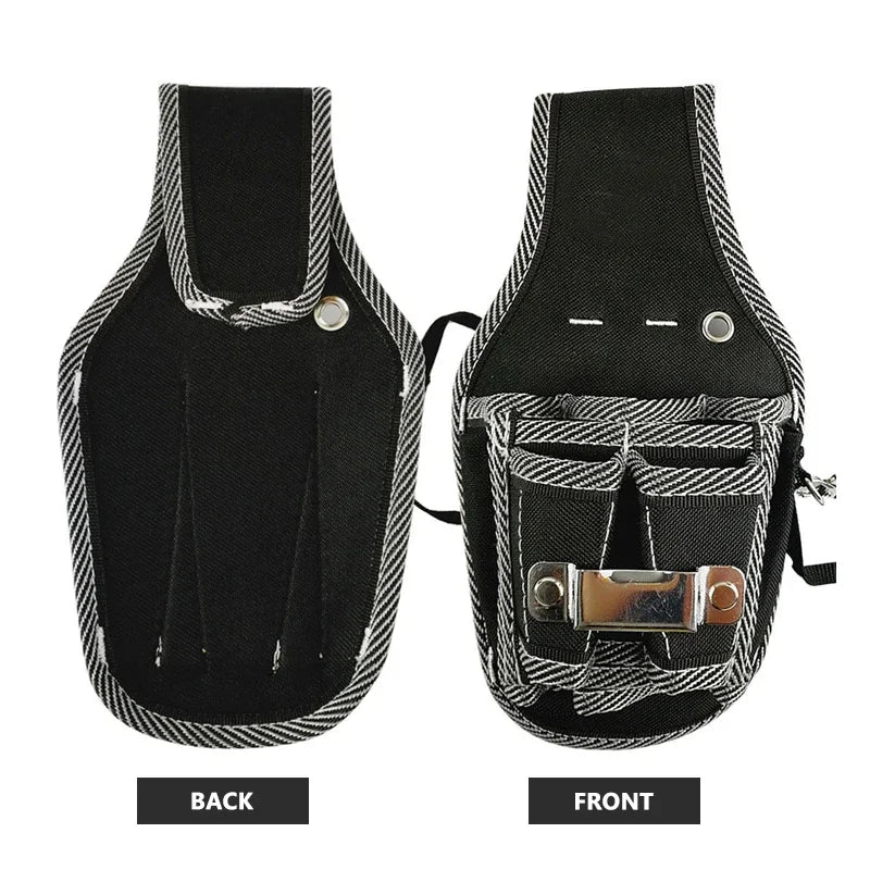 Multifunctional Tool Bag Nylon Fabric Tool Belt Screwdriver Kit Holder Tool Bag Pocket Pouch Bag Electrician Waist Pocket Case
