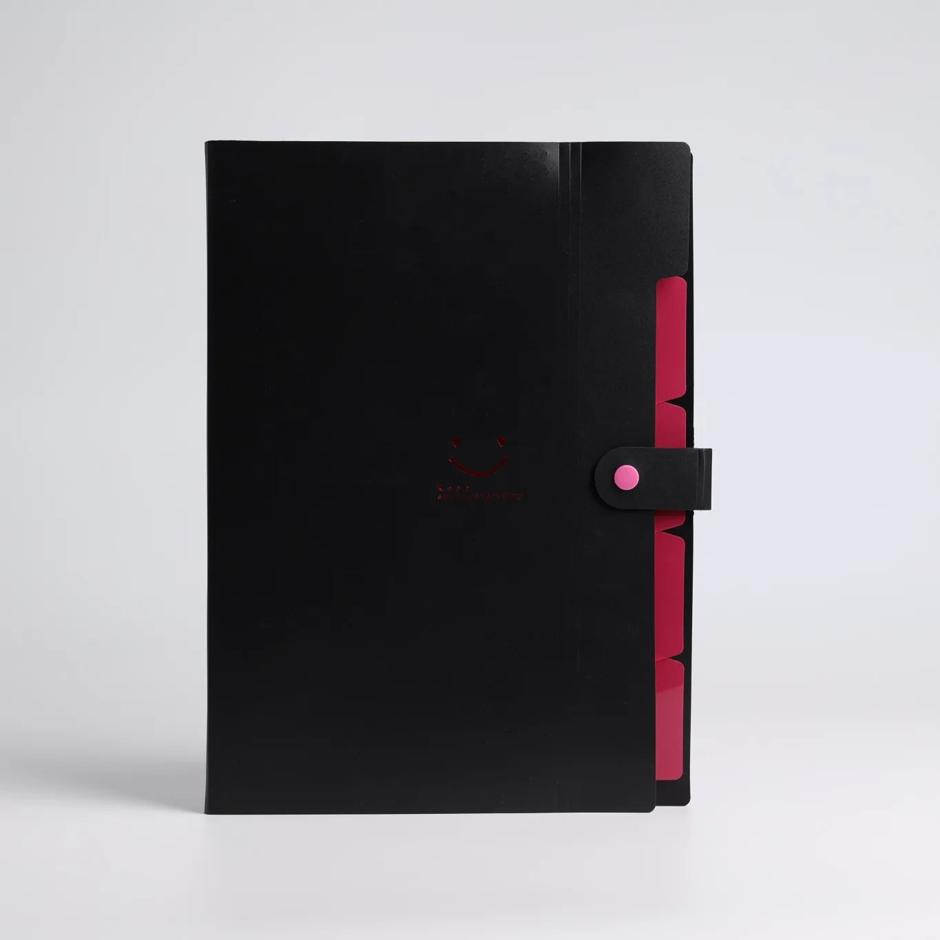5page Classic Accordion File Folders - A4 Document Storage Bags with Plastic Material and Test Roll Holder - Durable and Expanda