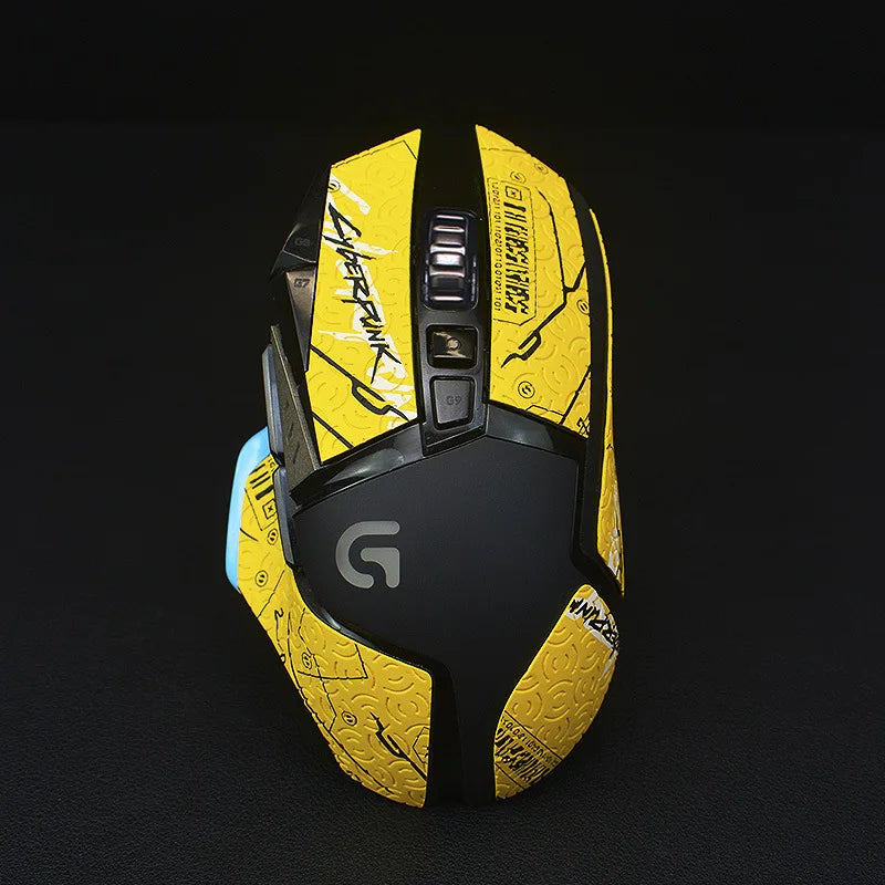 Anti-slip Handmade Mouse Sticker For Logitech G502 Hero Wireless Skin Sticker Side Sweat Pad G502 PC Gamer DIY Without Mouse
