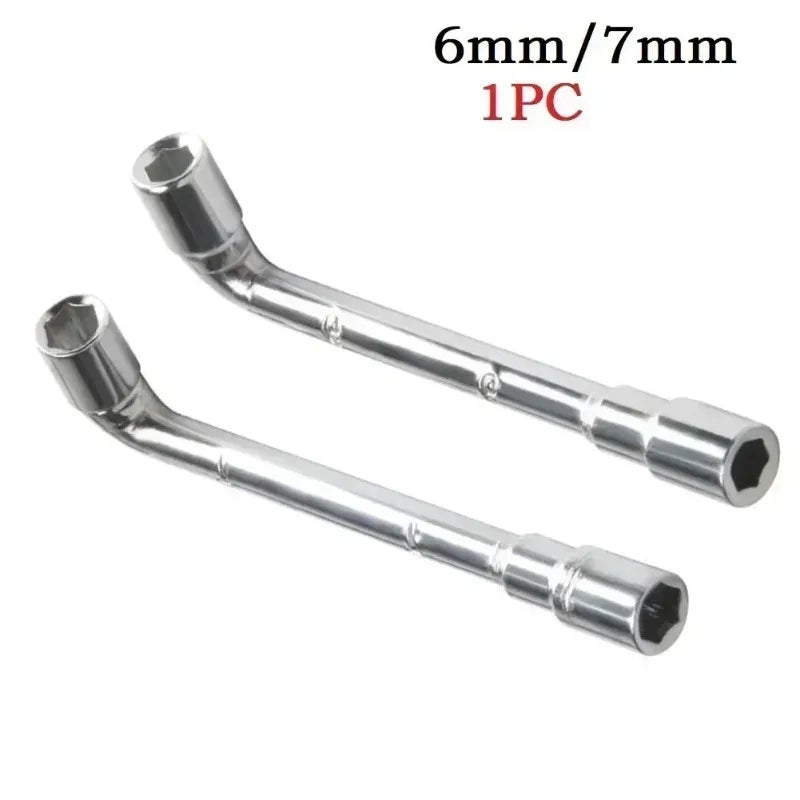 L Wrench Tool 6mm 7mm Hex L-Shaped Screw Nut Wrench Sleeve Tool For 3 MK8 Nozzle Hexagonal Spanner Hand Tool Set