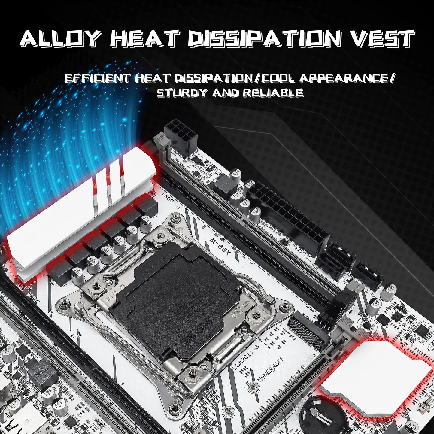 ZSUS X99-W Motherboard Set Kit With LGA2011-3 Xeon E5 2680V4 CPU DDR4 16GB (1*16GB) 2133MHZ RAM Memory NVME M.2 SATA
