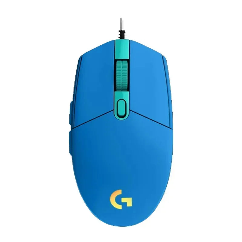 Logitech G102 Mouse USB Wired Gaming Mouse 8000 DPI Rainbow Optical Effect Screen for PC/Mac Computer and Laptop