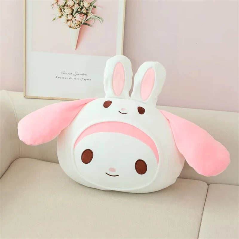Stuffed Anime Kuromi My Melody Pochacco Cinnamoroll Back Cushion Very Soft Cute Throw Pillow Sofa Bed Home Decor Xmas Gifts