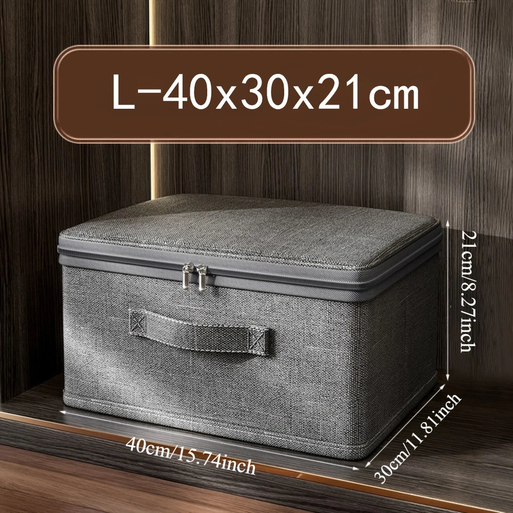 Household Storage Box Large-Capacity Wardrobe Clothes Layered Sorting Box Privacy Storage Suitable for Home Organization