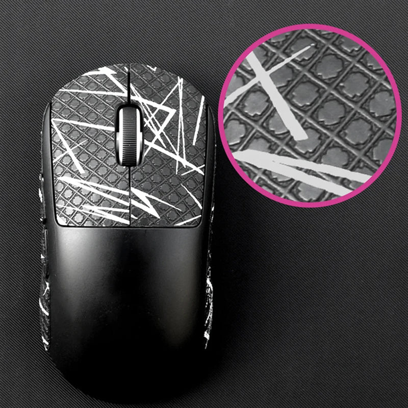 Anti-slip Handmade Mouse Sticker For Logitech G502 Hero Wireless Skin Sticker Side Sweat Pad G502 PC Gamer DIY Without Mouse