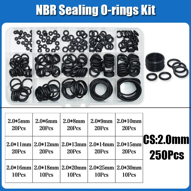 2840 O-Ring NBR Automobile Nitrile Rubber ORing Corrosion Oil Resistant Seal Washer for Car Air Condition Faucet Plumbing Gasket