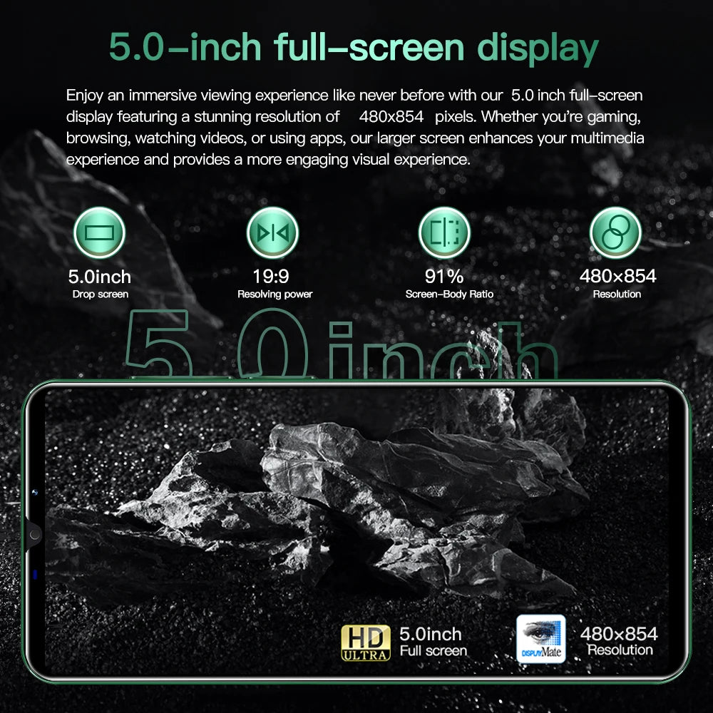 FUFFI-Pova 6 Pro,Smartphone Android,5.0 inch,3+32GB ROM,Dual SIM,3500mAh,Mobile phones,Dual SIM,4G Network,Cellphones