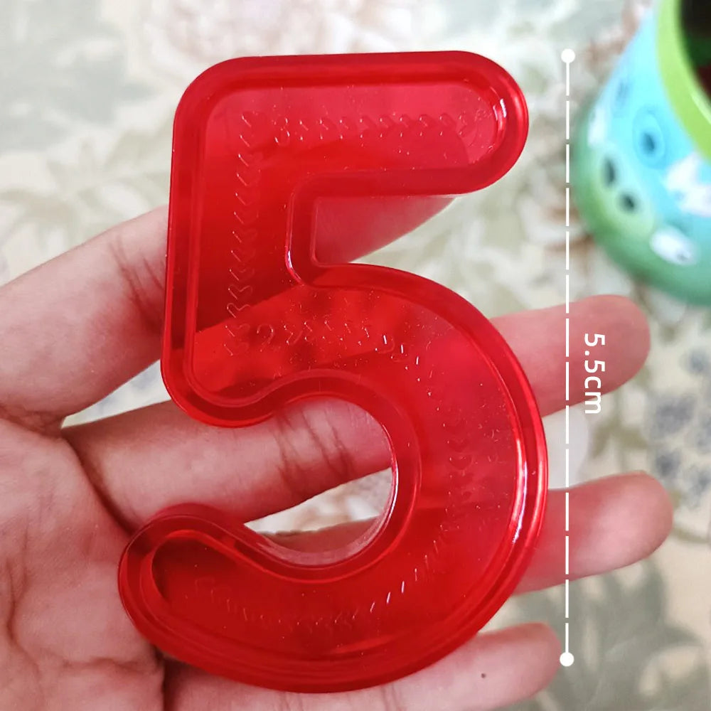 Montessori Math Toys Light Table Counting Material Transparent Number For Kids 3 Years Educational Teaching Resources