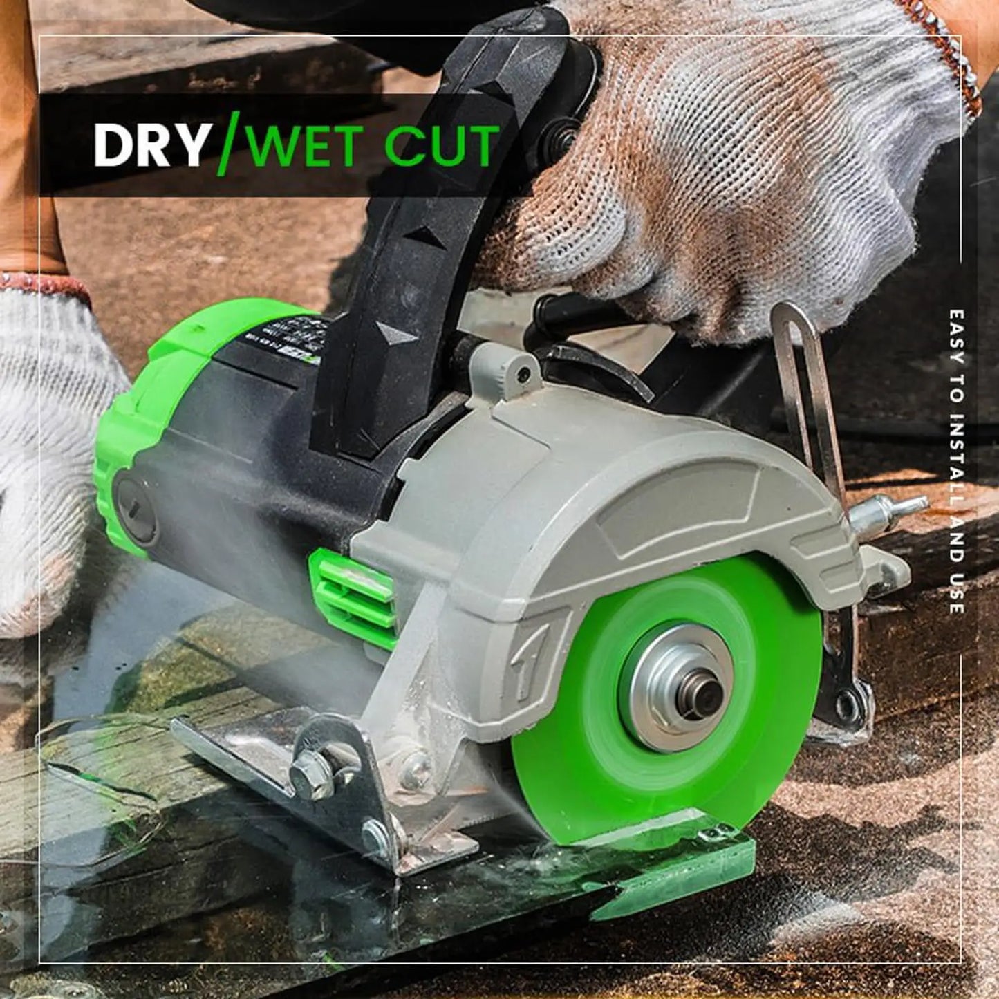 Glass Cutting Disc Diamond 100mm Marble Saw Ceramic Tile Jade Crystal Wine Bottles Grinding Chamfering Glass Cutting Tool 3/1pcs